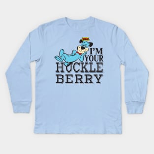 I'm Your Huckleberry Kids Long Sleeve T-Shirt